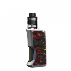 Authentic Aspire Feedlink Squonk Box Mod + Revvo Boost Tank Kit 7ml +2ml - Silver + Sunset Red