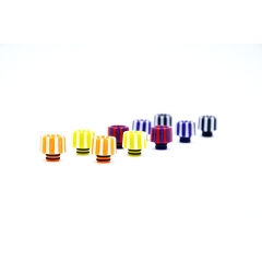 510 Replacement Resin Rainbow Drip Tip 1pc (AS145) - Random Color