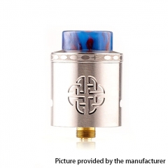 Aequitas Style 24mm RDA Rebuildable Dripping Atomizer w/ BF Pin - Silver