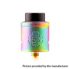 Aequitas Style 24mm RDA Rebuildable Dripping Atomizer w/ BF Pin - Rainbow