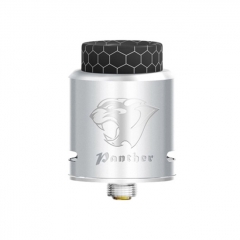 Authentic EHpro Panther 24mm RDA Rebuildable Dripping Atomizer w/BF Pin - Silver