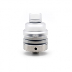 Lysen Vazzling Duetto Reborn Style 22mm RDA Rebuildable Dripping Atomizer w/ BF Pin - White