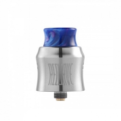 Recurve Style 24mm RDA Rebuildable Dripping Atomizer w/ BF Pin - Silver