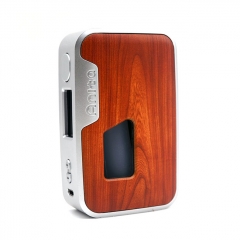 Authentic Arctic Dolphin Anita 100W TC VW Squonk Box Mod - Silver Frame + Red Wood