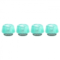 Authentic Clrane Acrylic 810 Drip Tip (4-Pack) 13.7mm - Green
