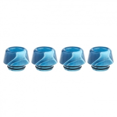 Authentic Clrane Acrylic 810 Drip Tip (4-Pack) 13.7mm - Blue