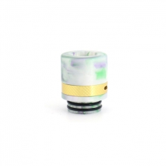 Authentic Clrane 810 Replacement Drip Tip Aluminum + Resin 17mm - White