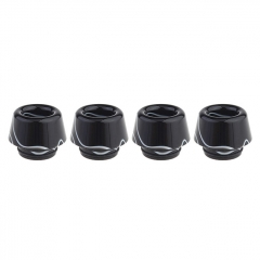 Authentic Clrane Acrylic 810 Drip Tip (4-Pack) 13.7mm - Black