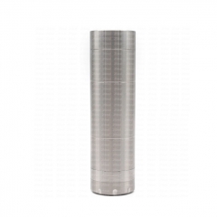 ULTON Mecanic Style 18650/20650/20700/21700 25mm Mechanical Mod w/ Extra 23mm Connector (With Logo) - Silver