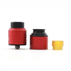 Authentic Advken Breath 24mm RDA Rebuildable Dripping Atomizer w/ BF Pin - Red