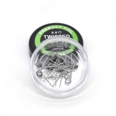 Authentic Pirate Coil Pre-made Twisted Coil Kanthal A1 28GA 0.6ohm Stainless Steel Coil 3.0mm (10-pack)