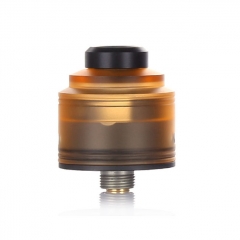 Authentic GAS Mods Nixon S 22mm RDA Rebuildable Dripping Atomizer w/BF Pin - Amber