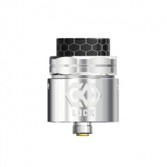 Authentic Ehpro Lock 24mm RDA Rebuildable Dripping Atomizer w/BF Pin - Silver