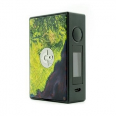 Authentic Asmodus EOS 180W Touch Screen TC VW Variable Wattage Stablized Wood Box Mod - Green