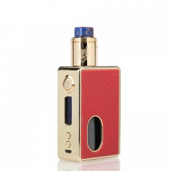 Authentic Snowwolf O-100 Squonk 100W Temperature Control Full Kit - Gold Red Prism