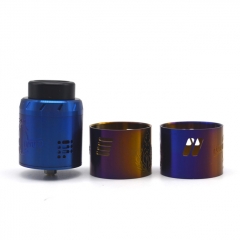 Kindbright Centurion V2 316SS 30mm Style RDA Rebuildable Dripping Atomizer w/ BF Pin - Blue