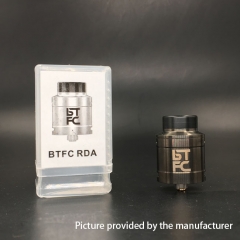 BTFC Style 25mm RDA Rebuildable Dripping Atomizer w/ BF Pin - Gun Metal