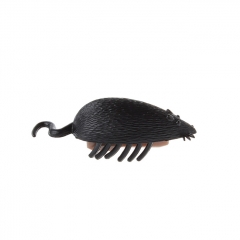 Crawl Vibration Scary Lifelike Mouse Trick Toy - Black