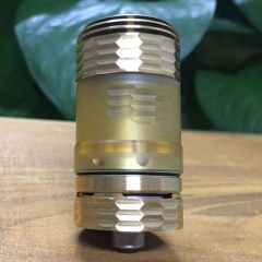 Hussar The End Style 316SS 22mm RTA Rebuildable Tank Atomizer 3.5ml - Gold