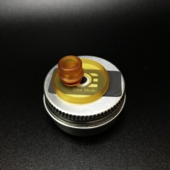 Replacement DEE Mod Style 510 Drip Tip + 22mm Beauty Ring - Yellow