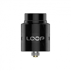 Authentic Loop V1.5 24mm RDA Rebuildable Dripping Atomizer w/ BF Pin - Black