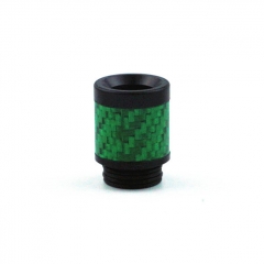 Clrane Replacement 810 Carbon Fiber Drip Tip for Atomizers #E - Green