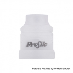 Authentic Wotofo 22mm Conversion Cap for Profile RDA - White Frosted