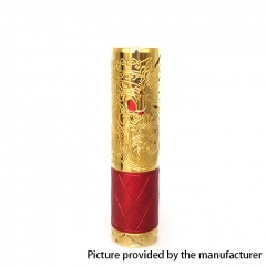 Pur King Style 18650/20700 Mechanical Mod 26mm - Gold Red
