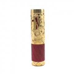 Pur Queen Style 18650/20700 Mechanical Mod 26mm - Red Brass
