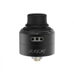 Authentic Pixie 22mm RDA Rebuildable Dripping Atomizer w/ BF Pin - Black