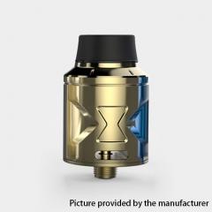 Authentic Hugsvape Piper 24mm RDA Rebuildable Dripping Atomizer w/ BF Pin - Gold