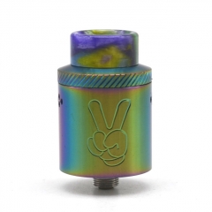 Yup Style 24mm RDA Rebuildable Dripping Atomizer w/BF Pin - Rainbow