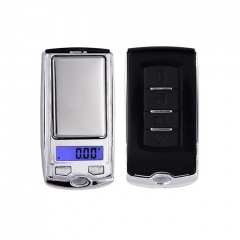ATP-136 100g/0.01g Key Style Portable LCD Electronic Scale Pocket Scale - Silver