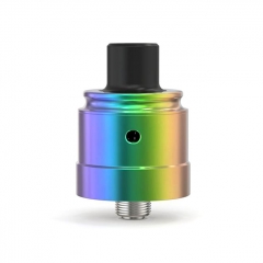 Authentic Ambition Mods C-Roll 316SS 22mm RDA Rebuildable Dripping Atomizer - Rainbow
