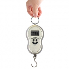 A04 50kg Electronic Digital Hanging Scale Weighing Tool  - Silver