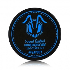 Authentic VAPJOY CSJ011 Fused Clapton Twisted NI80 Heating Resistance Wire 26*2+32AWG - 15 Feet