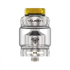 Authentic Thunder Head Creations THC TAUREN 24mm RTA Rebuildable Tank Atomizer - Silver