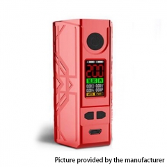 Authentic Laisimo Defender 200W TC VW Variable Wattage Box Mod - Red