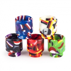 810 Replacement TFV8 Flag Resin Drip Tip for Atomizers 1pc (Long) - Random Color
