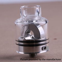 Authentic Hugsvape Ring Lord 27mm RDA Rebuildable Dripping Atomizer w/ BF Pin - Silver