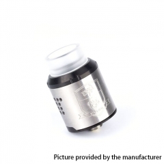 Coil Father King Drop Style 24mm RDA Rebuildable Dripping Atomizer - Silver