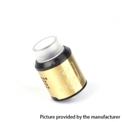 Coil Father King Drop Style 24mm RDA Rebuildable Dripping Atomizer - Gold