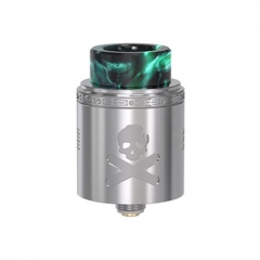 Authentic Vandy Vape Bonza V1.5 24mm RDA Rebuildable Dripping Atomizer w/ BF Pin - Silver