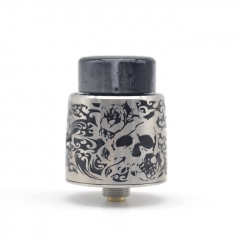 Authentic StageVape Venus 24mm RDA Rebuildable Dripping Atomizer w/ BF Pin - Silver Black