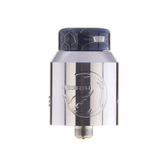 Rebirth Style 24mm RDA Rebuildable Dripping Atomizer w/ BF Pin - Silver