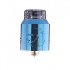 Rebirth Style 24mm RDA Rebuildable Dripping Atomizer w/ BF Pin - Blue