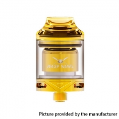 Authentic Oumier Wasp Nano 23mm RTA Rebuildable Tank Atomizer 2ml - Gold
