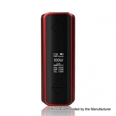 Authentic Hotcig G100 100W 18650/20700/21700 TC VW Variable Wattage Box Mod - Red