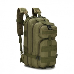 Outdoor Tactical Backpack 600D Nylon Waterproof Camouflage Trekking Rucksack - Army Green