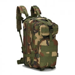 Outdoor Tactical Backpack 600D Nylon Waterproof Camouflage Trekking Rucksack - Jungle Camo